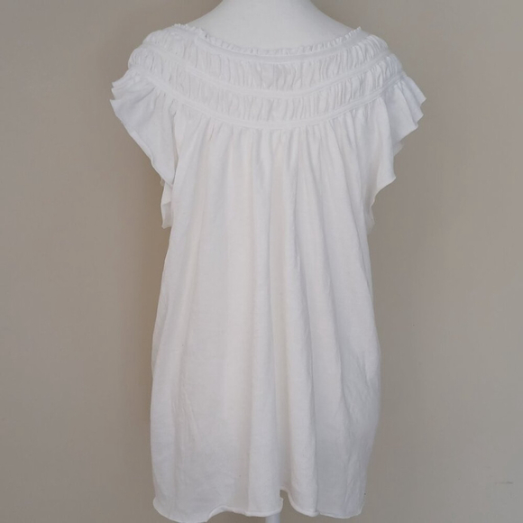 We The Free Coconut Tee in White Size Large - Picture 6 of 7